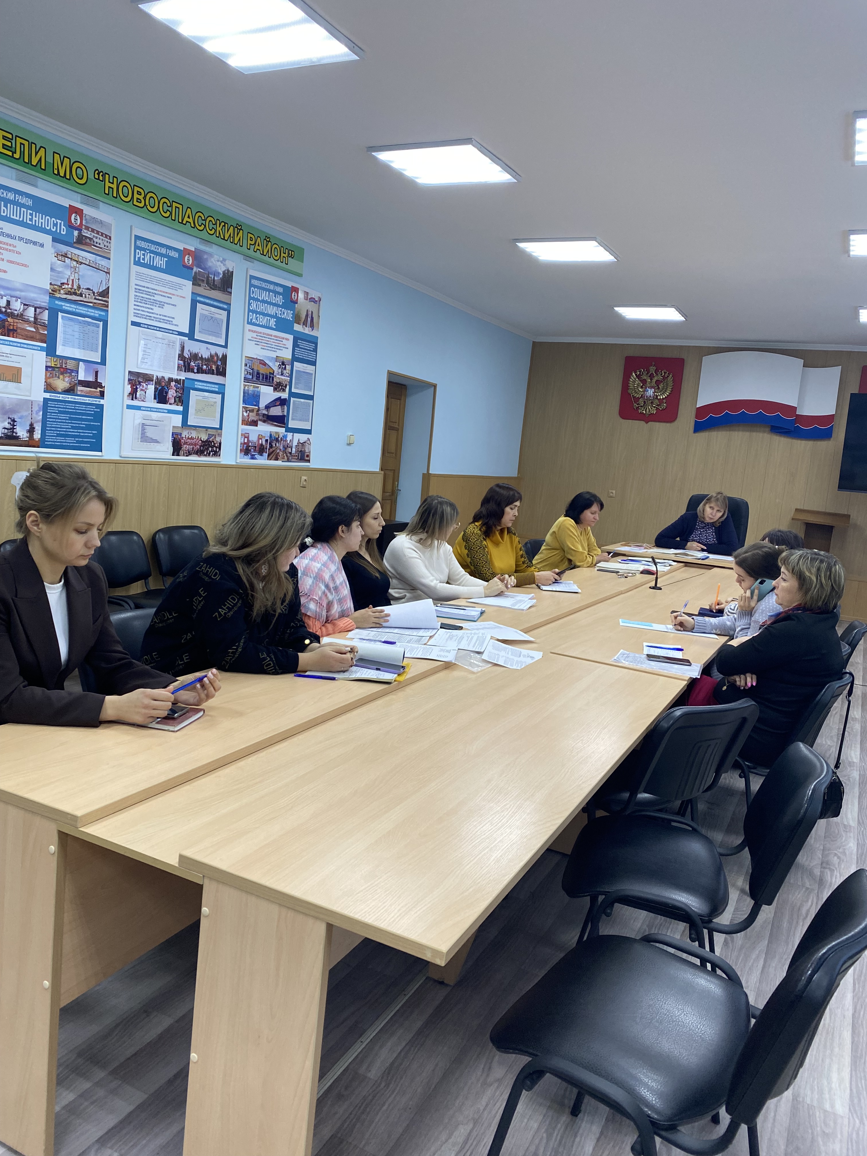 31 января 2023 года состоялось  заседание комиссии по делам несовершеннолетних и защите их прав администрации МО «Новоспасский район»..